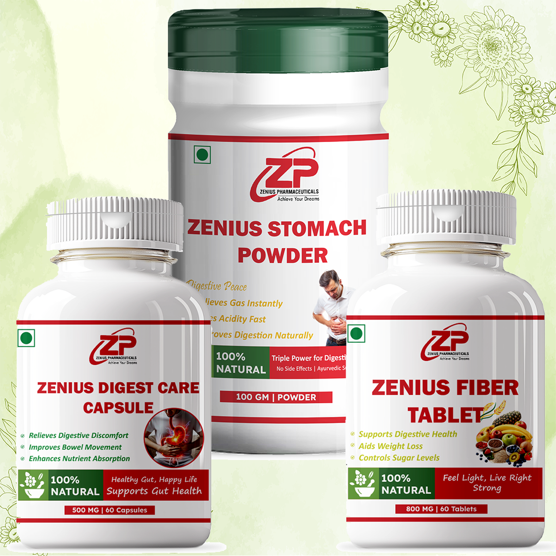 Zenius Digest Care kit