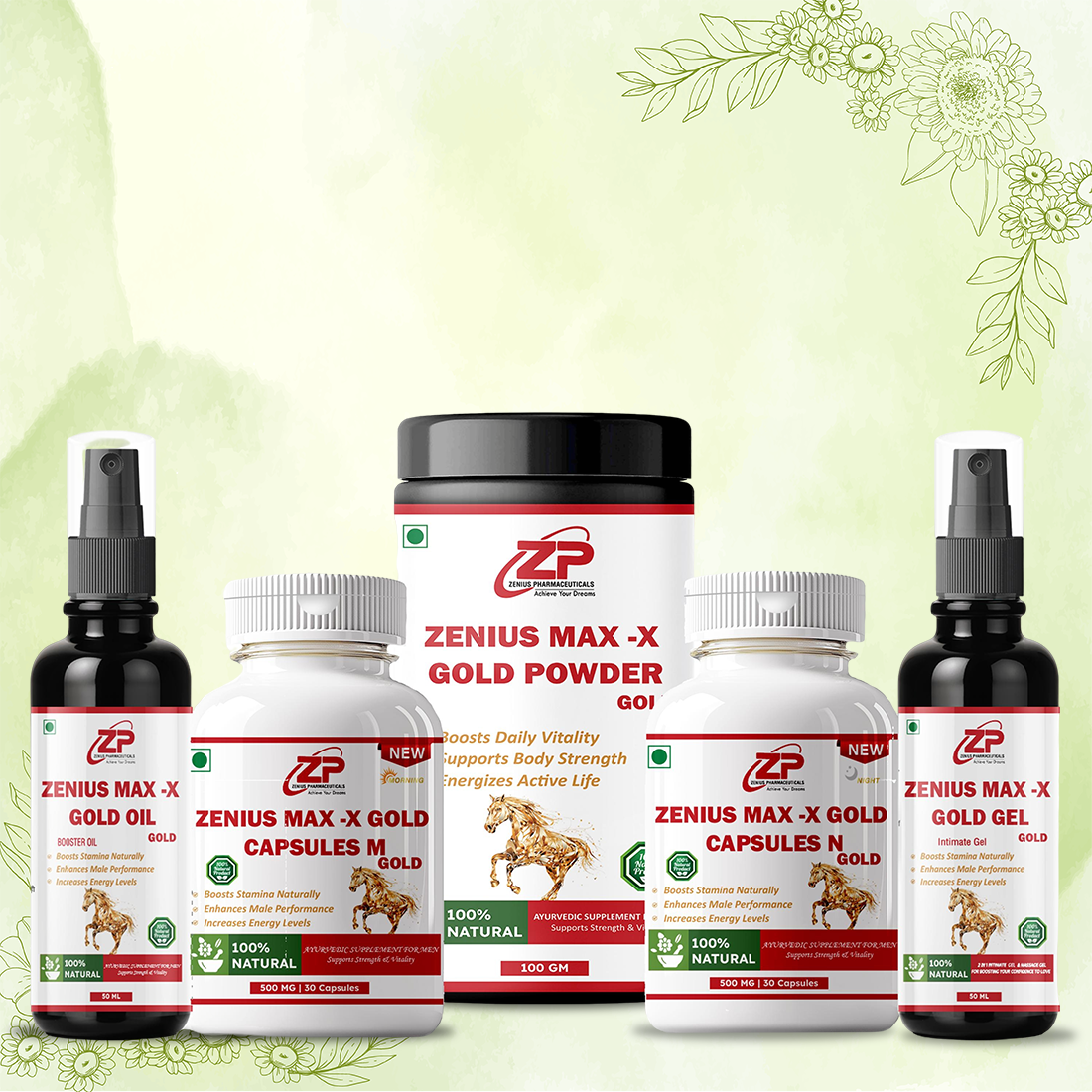 Zenius Max-X Gold Kit