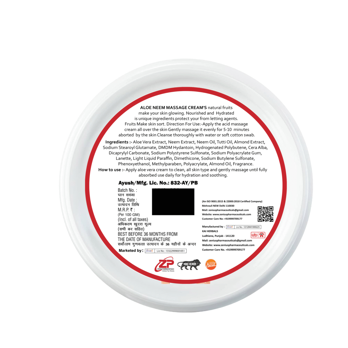 Zenius Aloveera Cream - Image 3