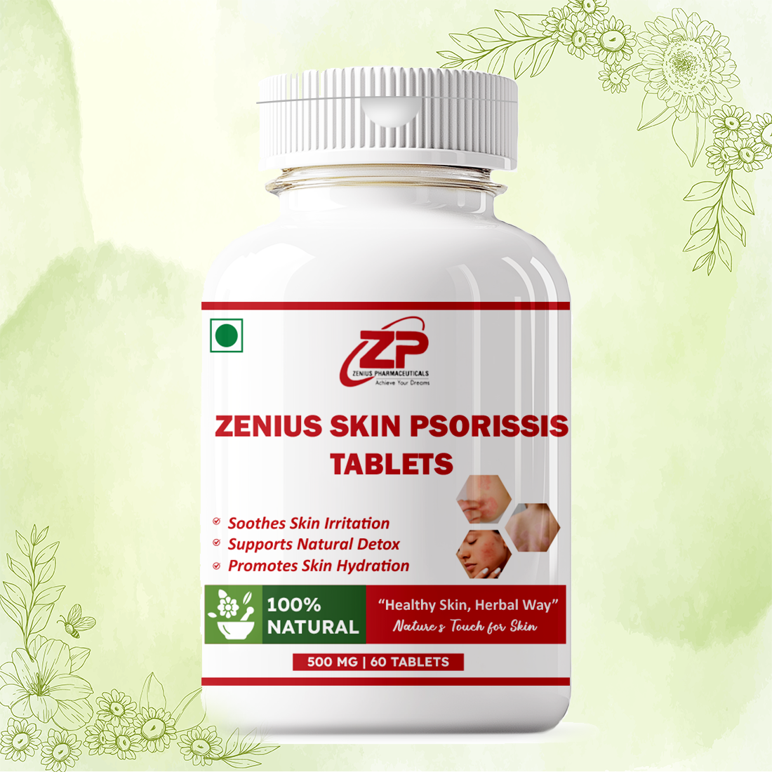 Zenius Skin Psorissis Tablets
