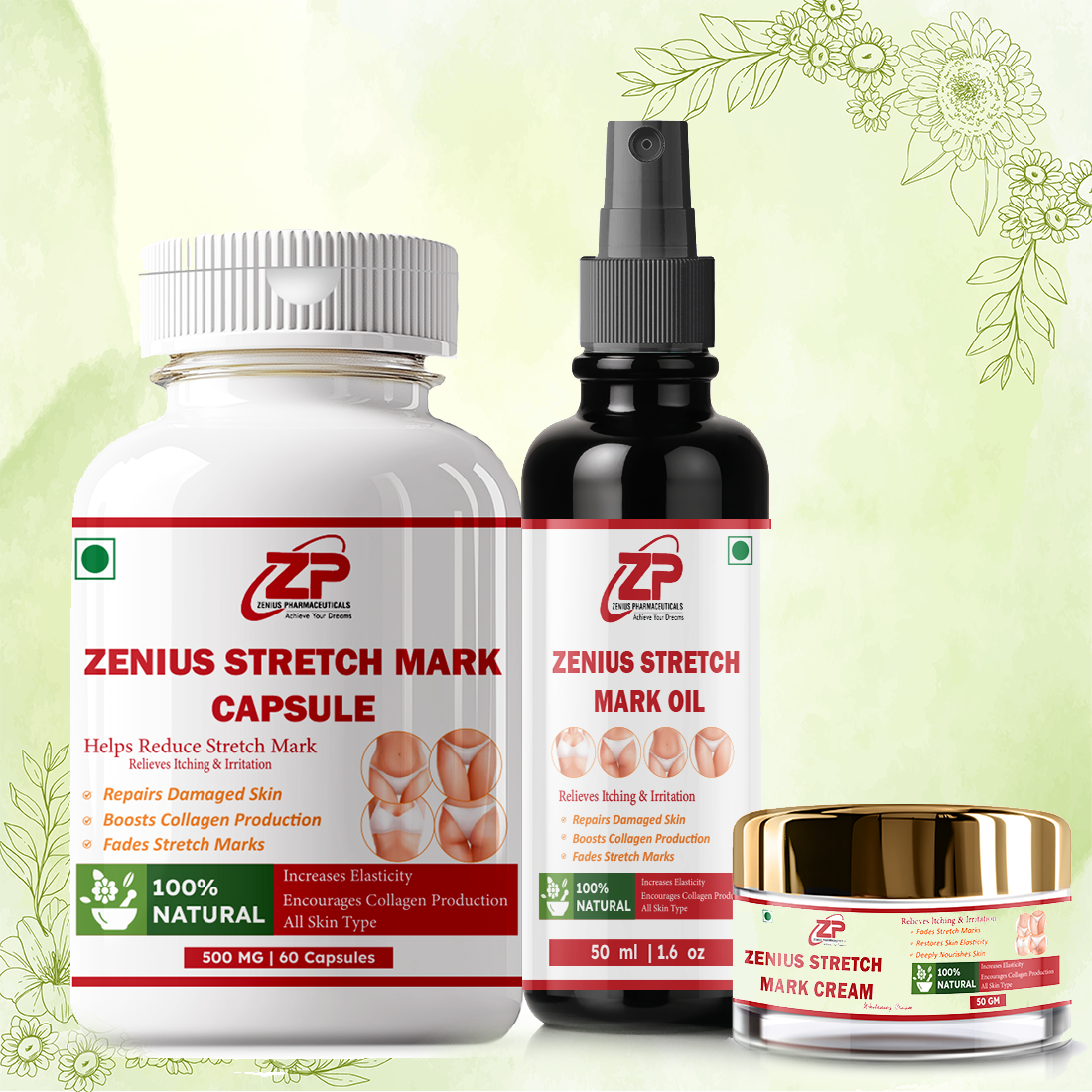 Zenius Stretch Mark Kit