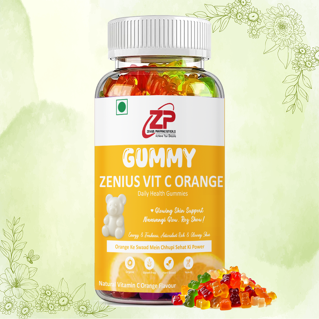Zenius Vit C Orange Gummies