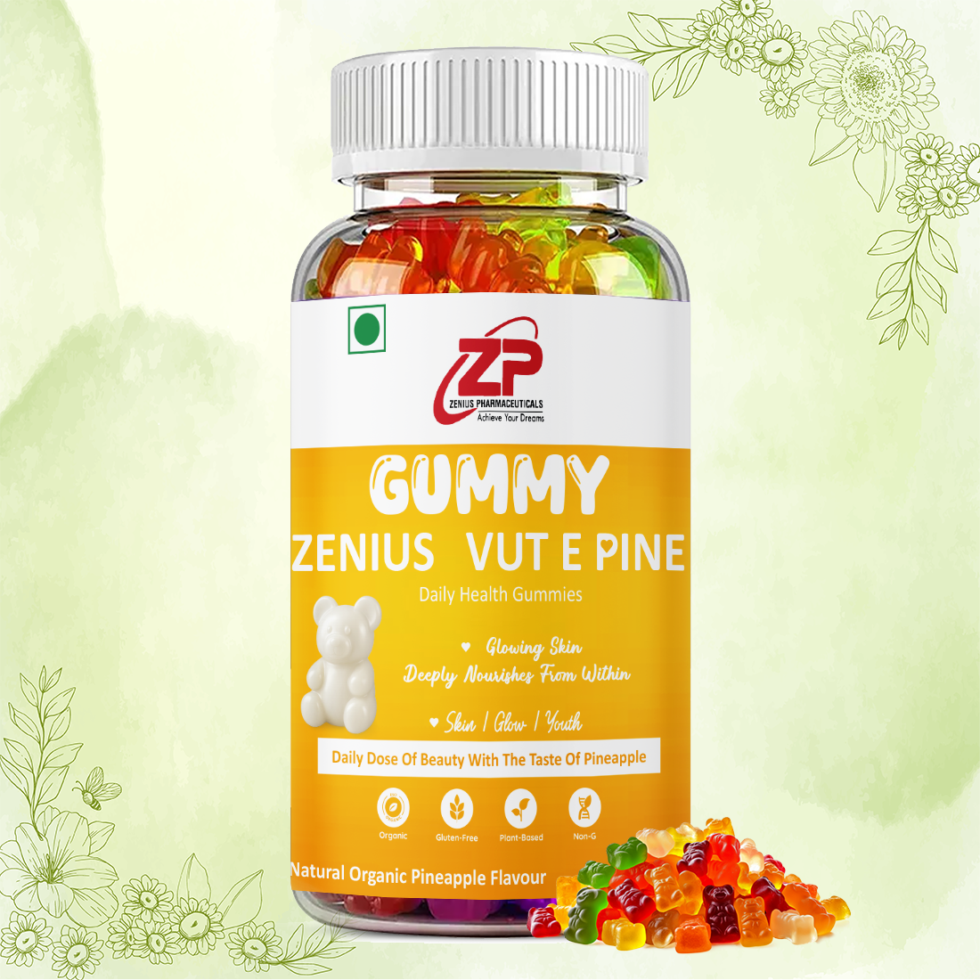 Zenius Vut E Pine Gummies