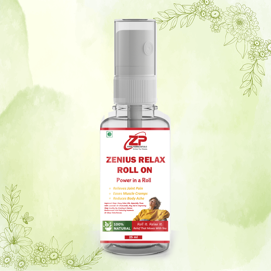 Zenius Relax Roll on